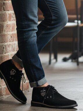 Kenneth Cole - Reaction Desert Sun Embellished Suede Chukka Boots Men's 11.5 NWT